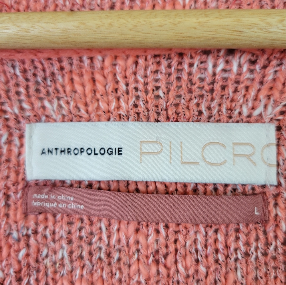 EUC Anthropologie Pilcro Drew Surplice Sweater Wrap Boho Fair Isle - Picture 5 of 11